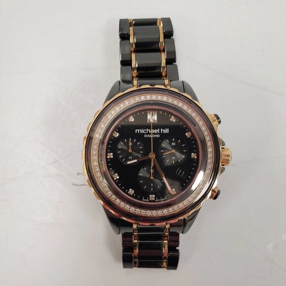 (69555-1) Michael Hill 9633 Diamond Watch - Picture 1 of 9